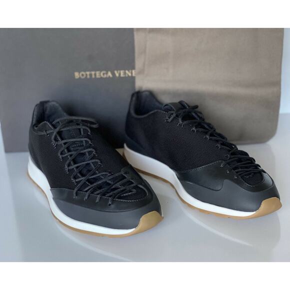 Bottega Veneta Men's Scar Tex Black Sneakers 8 US (41 Euro) 609891 NIB $790